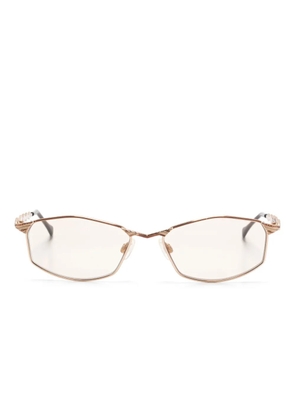 Cazal rectangle-frame sunglasses - Gold