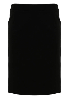 Christian Dior Pre-Owned 1990s crepe pencil skirt - Black