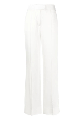 SA SU PHI high-waisted wide-leg trousers - White