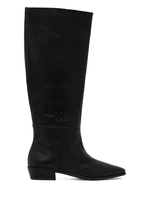 Copenhagen pointed-toe knee-high boots - Black