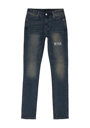 RTA logo-print jeans - Blue