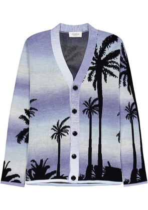 Laneus knitted cardigan - Purple