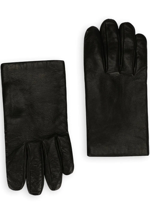 Dolce & Gabbana full-finger leather gloves - Black