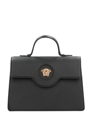 Versace Medusa leather handbag - Black