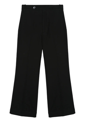 Plan C high-waisted flared trousers - Black