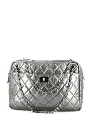 CHANEL Pre-Owned 2008 Mademoiselle Reissue zipped shoulder bag - Silver