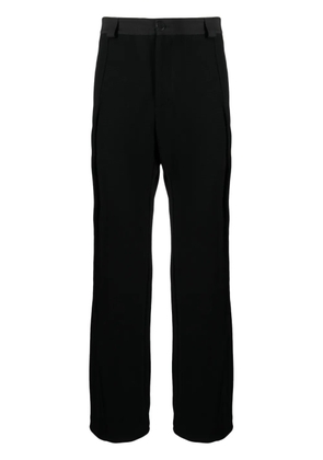 Kiko Kostadinov gathered straight-leg trousers - Black