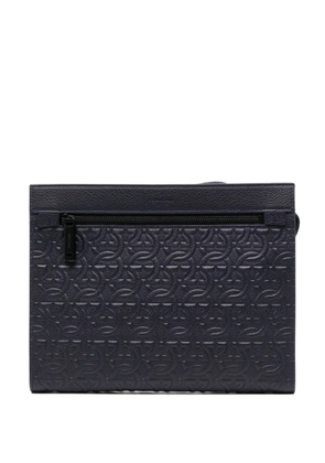 Ferragamo Gancini clutch bag - Blue
