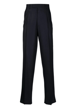 Zegna pleat-detail tailored trousers - Blue