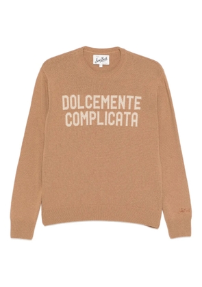 MC2 Saint Barth Dolcemente Complicata round-neck sweater - Brown