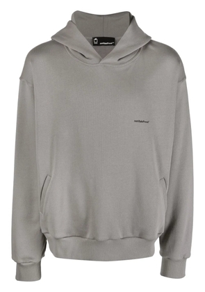 STYLAND graphic-print organic-cotton hoodie - Grey