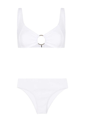 Amir Slama ring-embellished bikini - White