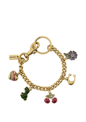 Coach Motif chain bag charm - Gold