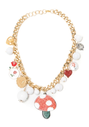 Amir Slama Bijoux mushroom-pendant necklace - Gold