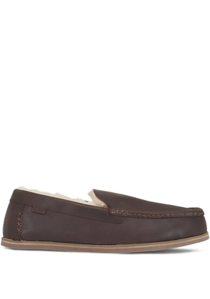 Hari Mari flat-sole slippers - Brown