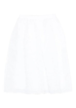 Cecilie Bahnsen white midi skirt
