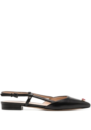 Madison.Maison Julia slingback leather pumps - Black