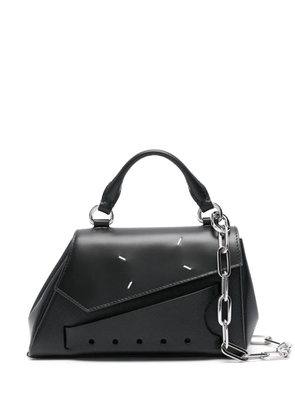 Maison Margiela Snatched leather tote bag - Black
