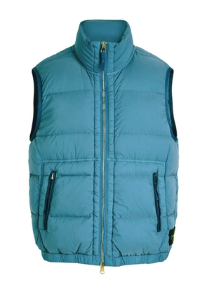 Stone Island zip padded gilet - Blue