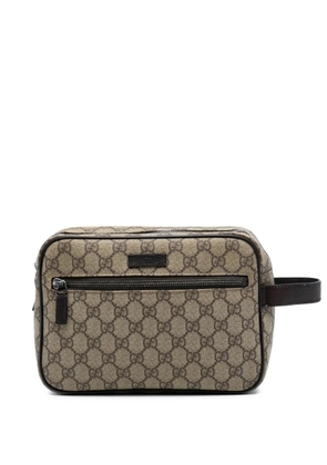 Gucci Pre-Owned 2000-2015 GG Supreme clutch bag - Brown