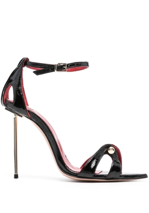 HARDOT Blood 100mm leather sandals - Black