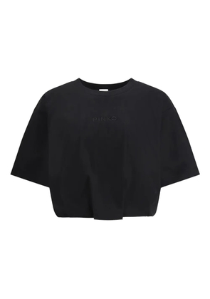 PINKO cropped T-shirt - Black