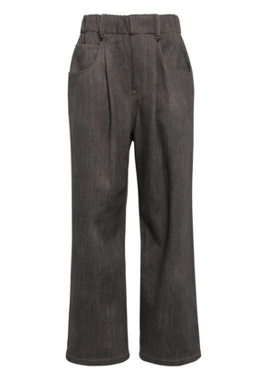 Goen.J denim wide-leg pants - Black