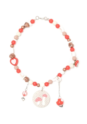 Amir Slama Bijoux mushroom-pendant necklace - White