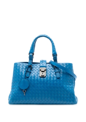 Bottega Veneta Pre-Owned 2012-2025 Small Nappa Intrecciato Roma satchel - Blue