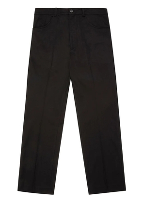 Bally pressed-crease straight-leg trousers - Black