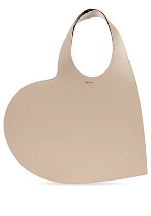 Coperni leather tote bag - Neutrals