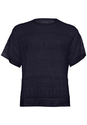 ERES Ambroise lace cashmere T-shirt - Blue