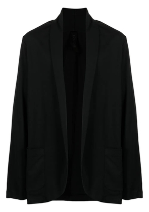 Transit narrow notch-lapel cotton blazer - Black