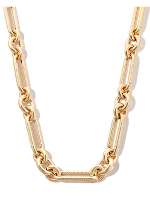 Lauren Rubinski 14kt yellow gold mixed-link necklace