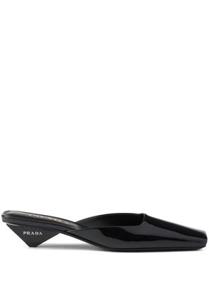 Prada 35mm patent leather mules - Black