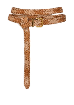 ETRO woven double-wrap belt - Brown