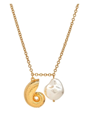 Kenneth Jay Lane Seashell necklace - Gold