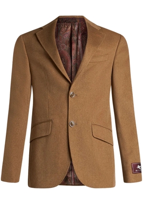 ETRO cashmere blazer - Brown