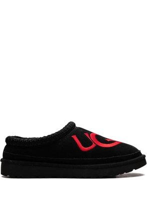 UGG Tasman Logo 'Black/Samba Red' slippers
