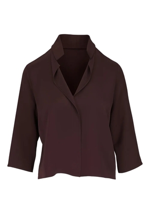 Peter Cohen Frolic V-neck blouse - Brown