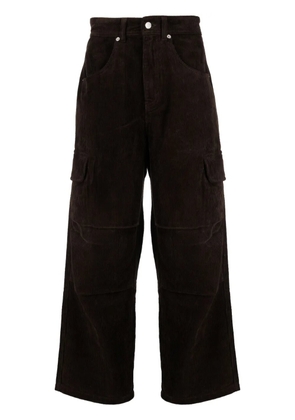 FIVE CM corduroy straight-leg trousers - Brown