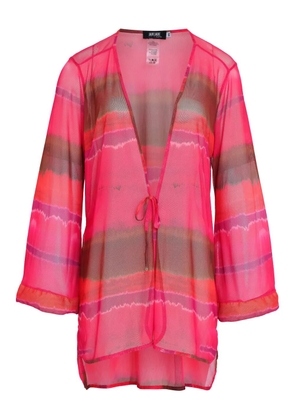 Amir Slama tulle beach cover-up - Pink