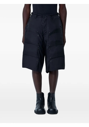 Yohji Yamamoto padded shorts - Black