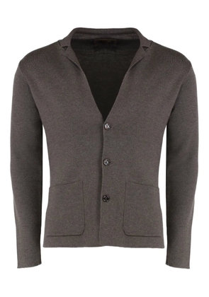 Moorer Levico-CWH button patch-pocket cardigan - Brown