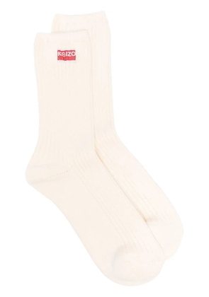 Kenzo logo-patch socks - Neutrals