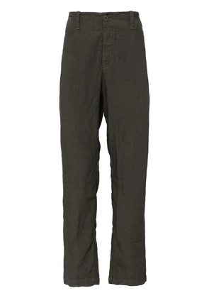 Transit regular fit linen trousers - Grey