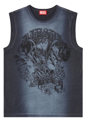 Diesel T-Bisco-Q1 logo-print tank top - Blue
