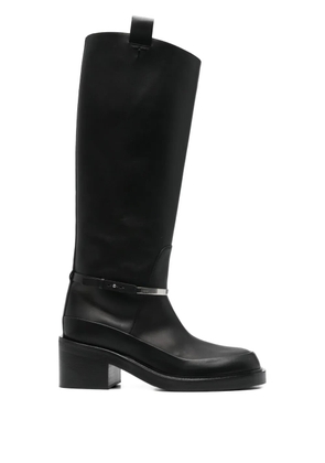 Tod's 60mm metal-strap boots - Black