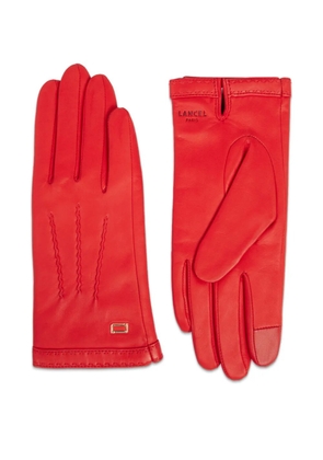 Lancel Gants Femme cashmere gloves - Red