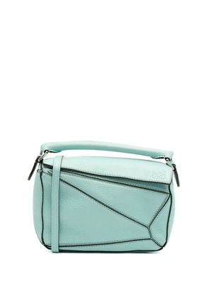 Loewe Pre-Owned 2019 Mini Calfskin Puzzle satchel - Blue